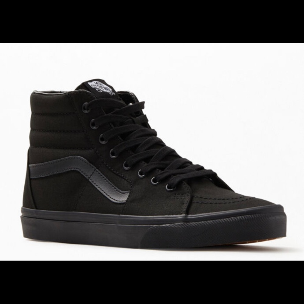 These size 10 vans are all black and never worn